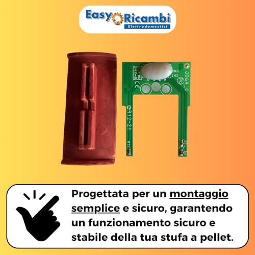 Luftdurchflussmesser Luftdurchflussmesser für Pelletofen edilkamin dalzotto Nordic extraflame Halterung Rot