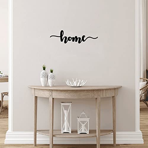 Home Word Art Sign Calligraphy Decorative Metal Sign House Numbers Sign Personalized Long Lasting Steel Metal Wall Hanging Sculpture Sign For Farmhouse Dining Room Workshop Decoration Home Decor #TOP3