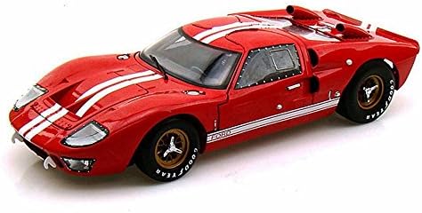 1966 Ford GT-40 MK II, Red - Shelby Collectibles SC400 - 1/18 Scale Diecast Model Toy Car