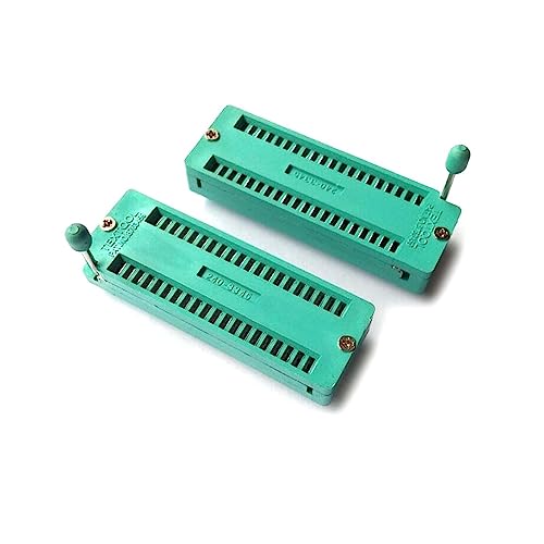Zócalos IC de 40 pines universales para programar y testear microcontroladores sin dañar pines 4