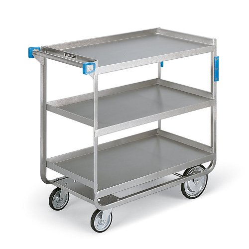Lakeside HeavyDuty Stainless Steel Carts 49"Wx21"D Shelf 3 Shelves