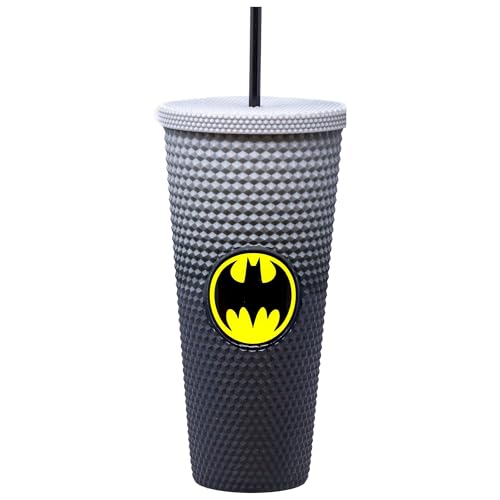 Image of Spoontiques Batman 32oz Acrylic Studded Travel Cup