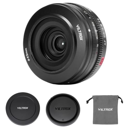 Image of VILTROX AF 26mm F2.8 EVO FE Full-Frame Large Aperture Autofocus Pancake Prime Cameras Lens for Sony E-Mount A7IV ZV-E1 A7CII A7RV FX3 A7SIII A7CR A7III A7C A1 A7RIV A9 A9II A7RIII ZV-E10