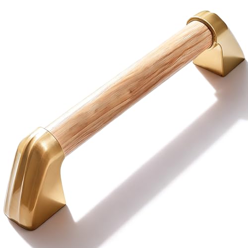 GBKDQQ Asideros para personas mayores, pasamanos de 30 cm, aspecto de madera, barra de agarre para ducha, acero inoxidable, mango antideslizante, asa para bañera, asa, asa, ducha para aseo, baño