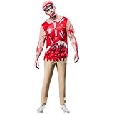 Rubies Zombie Burger Worker oficial para adultos, talla M