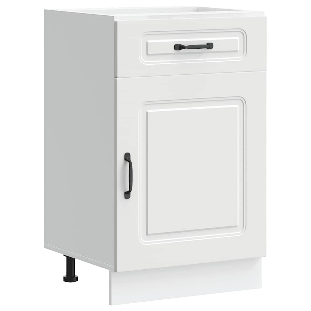 vidaXL Armoire de Cuisine Kalmar Blanc Bois d ingénierie