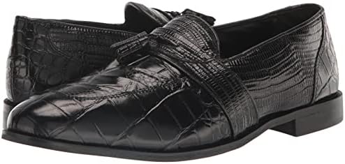 Stacy Adams Men's Santana II Tassel Loafer, Black, 11 | Image 6