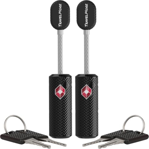 2 Pack TSA Approved Luggage Locks with Keys for...