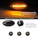 D-Lumina Sequential LED Side Marker Lights Turn Signal Blinker Lamp Assembly Smoked Lens for 2002-2006 MINI Cooper R50 R52 R53 Front Fender Side Marker, Replace OEM Side Marker Light, Pack of 2