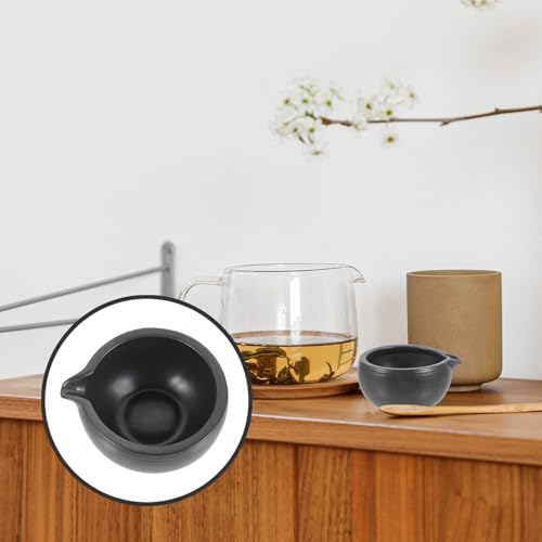 MOKKHNB 抹茶碗 製 注ぎ口付き小型 抹茶茶碗 茶道用 耐久性 コンパクト設計 茶会や家用に 贈り物にも適した和風陶磁器