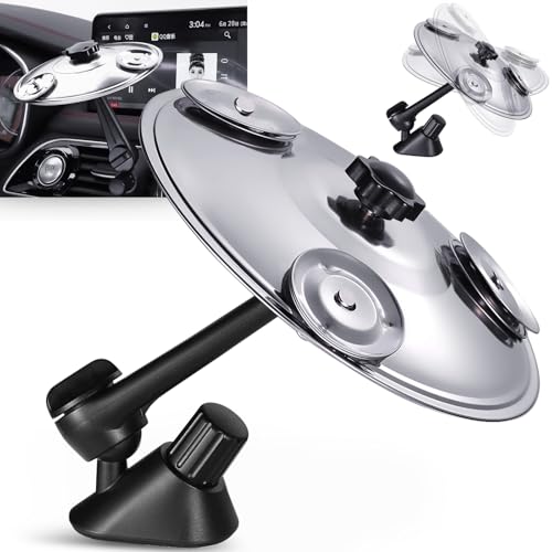 Facmogu 2025 Upgraded Car Crash Cymbal with 3-pair Small Jingles, Car Air Vent Suitable for Most of Vehicles, Mini Drum Crash Cymbal Air Vent Fun Music Gadget for Driver & Drummer Crisp Metallic Sound