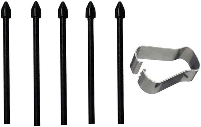Stylus Pen Replacement Tips Nibs for Samsung Galaxy Tab S6 Lite S6/S7/S7+ Note10/Note20 Tips Pen Refill Tool Set (Black)