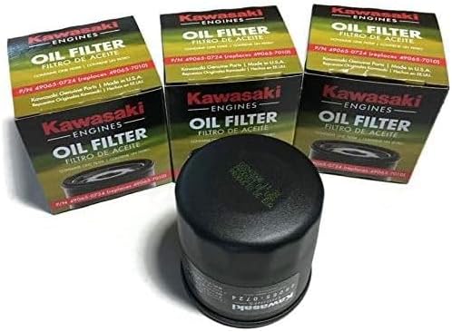 Qty (3) Oil Filter Compatible with Kawasaki 49065-0724 Replaces 49065-7010