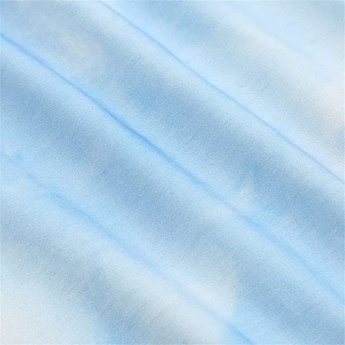 Roupas infantis para meninos e meninas esportivas casuais com estampa tie dye mangas compridas taman