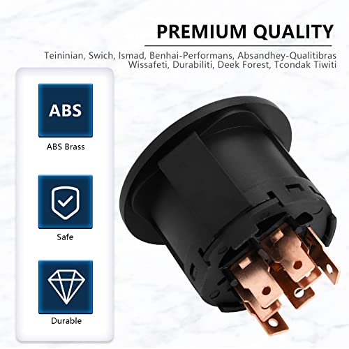 Tecreddy Ignition Switch 4 Position With Key For Craftsman, Husqvarna, Ayp, Sears, Poulan Pro Riding Lawn Mower Tractor 193350 532193350 #TOP3