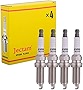 Jectam Double Iridium Spark Plug 4 PCS 22401-JD01B FXE20HR11 Compatible with 2007-2012 Altima 2007-2016 Cube Micra Nv200 Rogue Sentra Versa