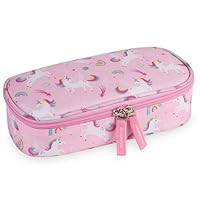 Pencil Case for Boys Girls,Large Capacity Multi-Slot Kids Mark Pouch, Adult Big Pencil Bag with Zipper, Teens Large Storage Pencil Box for School College Middle School Office