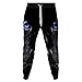 Surwin 3D Katze Unisex Jogginghose mit Kordelzug Herren Sweathose Taschen Training Fitnesshose Street Casual Hip Hop Sporthose Jog Pants Kreativität (Blaue Augen,M)