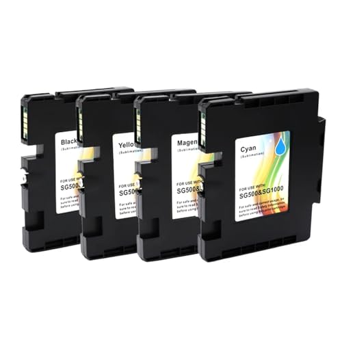 Cartuccia dinchiostro compatibile SG500 per Sawgrass SG1000 con chip per inchiostro a sublimazione4color 1set