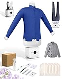 Automatic Steam Iron - 2026 Upgraded Touched Hands-Free Automatic Ironing Machine 3.0, 2-in-1 Hands-Free Steam & Hot Air Dryer, 8 Minutes Quick Ironed Dry for Shirts, Pants, Jackets & Shoes