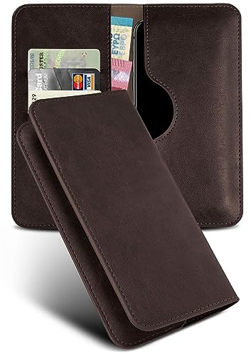 Protection 360 ZTE Axon 40 Pro en cuir végétalien marron haut de gamme
