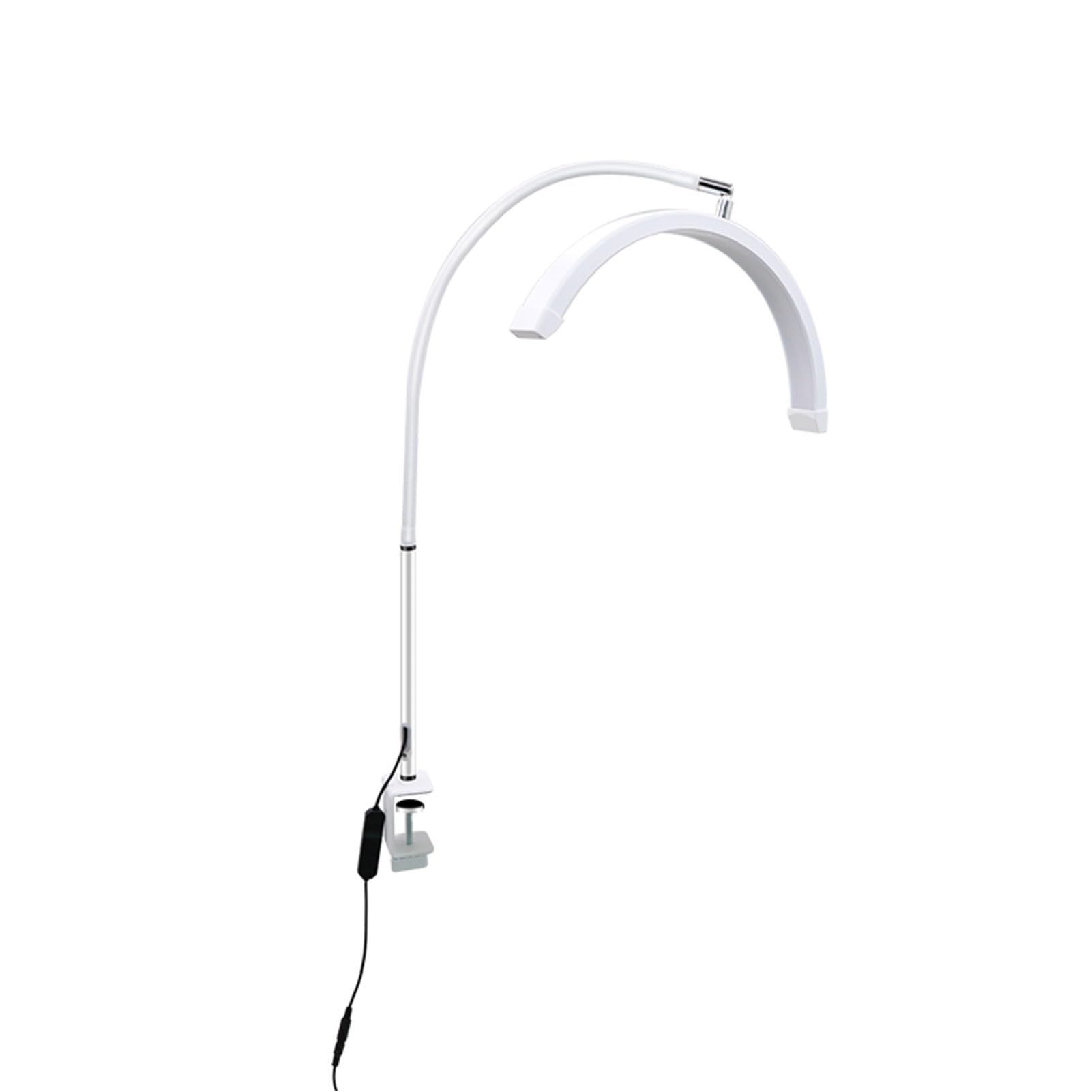 Irfora Lampada LED a Mezzaluna con Morsetto da Scrivania, Luce per Unghie