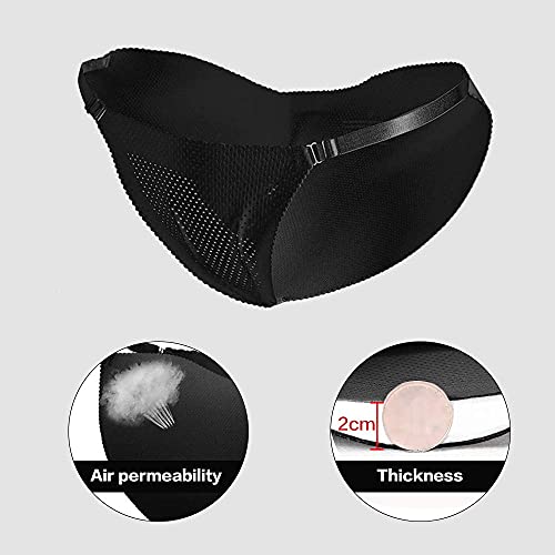 Rosinking Butt Lifting Panties Butt Pads Butt Padded Underwear For Women Sexy Lifter Hip Up Seamless Bottom Abundant Thongs-Black(L) #TOP3