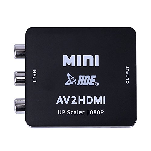 HDE RCA to HDMI Converter Adapter Composite Video to 1080p and 720p HDTV
