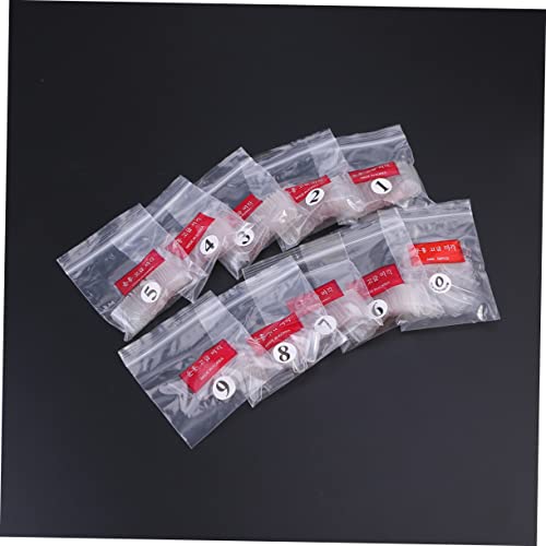 Beaupretty 500 Unidades De Pontas De Unhas Falsas Pontas De Unhas Falsas Pontas De Unhas Transparent