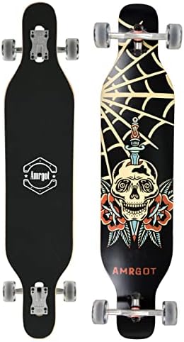 Longborads Skateboards 42 inches Complete Drop Down Through Deck Cruise Professional Longboard by WiiSHAM (42)