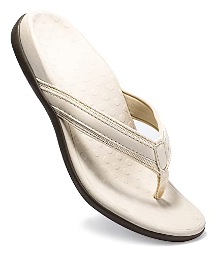 Image of LLSOARSS Plantar Fasciitis Feet Sandal with Arch Support - Best Orthotic flip Flops for Flat Feet,Heel Pain- for Women