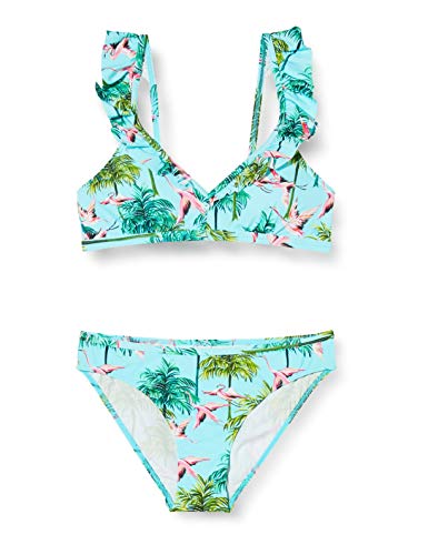 ESPRIT Cappa Beach Yg Bustier+brief Juego de bikini,TURQUESA ( 470 ) , 164 para Niñas