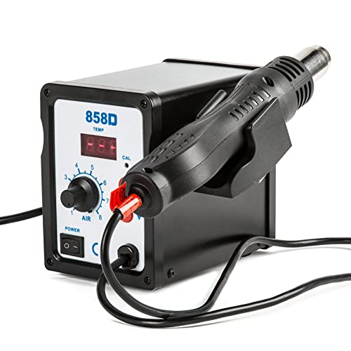 Creworks TEK MOTION 858D Rework Station, 110V Smd Soldering Rework Station With Hot Air Heat Gun Set thumb #4