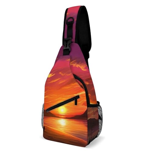 Bolso Cruzado Sunset Sling Bag para Hombre y Mujer