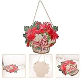 EXQUIMEUBLE ウェルカムサイン 木製ドアプレート 春の玄関飾り 屋内用ハンギングデコレーション 家 店舗対応 前廊装飾 おしゃれ歓迎サイン