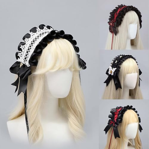 Bandeau en dentelle souple pour bébé avec nœud doux
