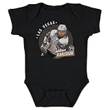 500 LEVEL William Karlsson Baby Infant One Piece Bodysuit (6M, Black) - William Karlsson Vegas Dots WHT