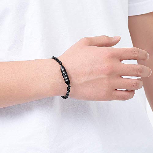 Imrsanl Stainless Steel Cremation Bracelet For Ashes - Cylinder Urn Bangles For Human Ashes - Memorial Ashes Keepsake Jewelry For Men Women #TOP3