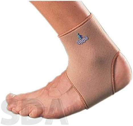 OPPO 1001 Ankle Brace Neoprene Compression Open Heel Support Sprain Pain Sports (Small)
