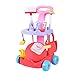DUTUI Simulation Kinderreinigung Spielhaus Spielzeug Set 15 Stück Set, Mit Kehrmaschine Modell, Aufbewahrungswagen, Geeignet Für Kinder Geburtstagsgeschenke