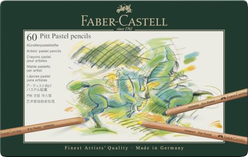 FABER-CASTELL - Buntstifte Set Pitt Pastell 60-teilig im Metalletui – Ansicht 2
