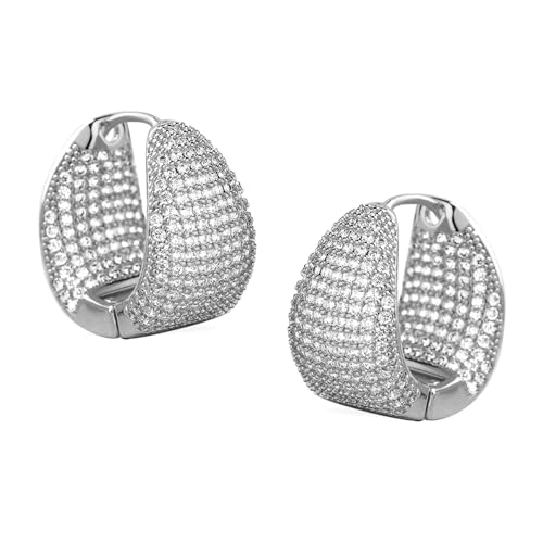 Image of Rubans Demi Fine Stainless Steel Stud Earrings Daily Gift for Women & Girls