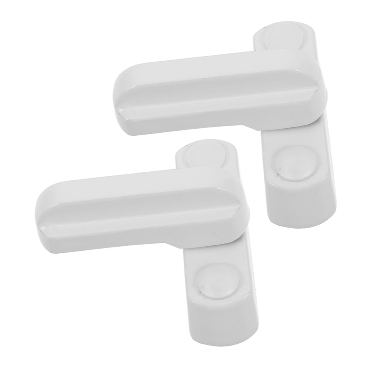 Outanaya Table Lock and Cabinet Board Versatile for Folding Table Lock Clip 2pcs Zinc Alloy T-style White Window Sash Stop Sturdy Suitable for Rvs and Commercial Vehicles for Caravan Use