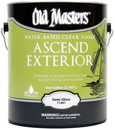 Old Masters Ascend Water-Based UV Protective Finish (1, Gallon-S/G Finish)