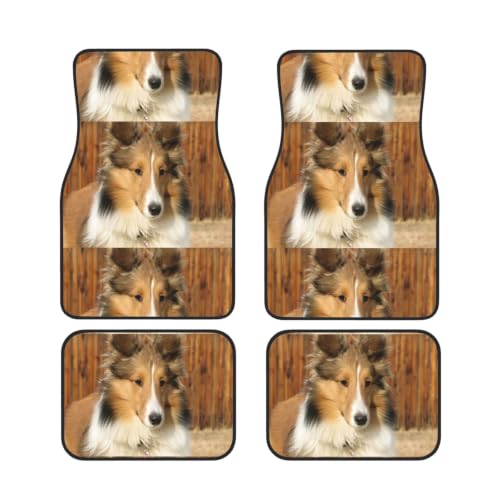 Alfombrillas de coche de la raza Sheltie para llevar la alegría de tu perro en cada viaje