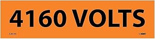 National Marker Voltage Marker; Adhesive Vinyl, 4160 Volts, 2 1/4X9 (JL2013O)