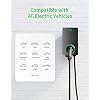 Autel Level 2 EV Charger up to 50Amp, 240V, Indoor/Outdoor Car Charging Station with J1772 Connector, Wi-Fi and Bluetooth Enabled EVSE, 25-Foot Cable, Hardwired, Dark Gray