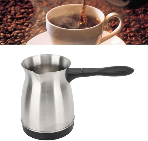Cafetera Turca Automática, 600 ml de Acero Inoxidable para 5-6 Tazas miniatura 6