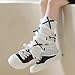 Girls Cute Bowknot Knitted Leg Warmers Japanese Style Dance Socks Winter School Boot Accessories for 5-16 Years