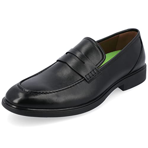 Vance Co. Men's Keith Loafer, Black, 12
